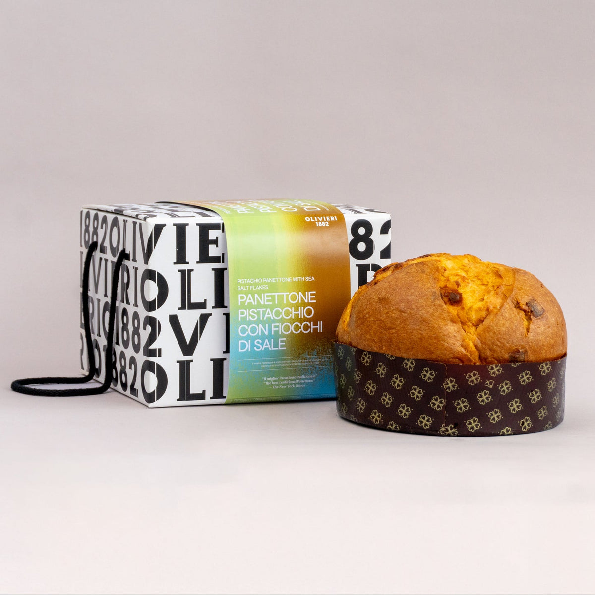 PISTACHIO & SEA SALT FLAKES PANETTONE OLIVIERI 1882 x THE CORNISH ITALIAN