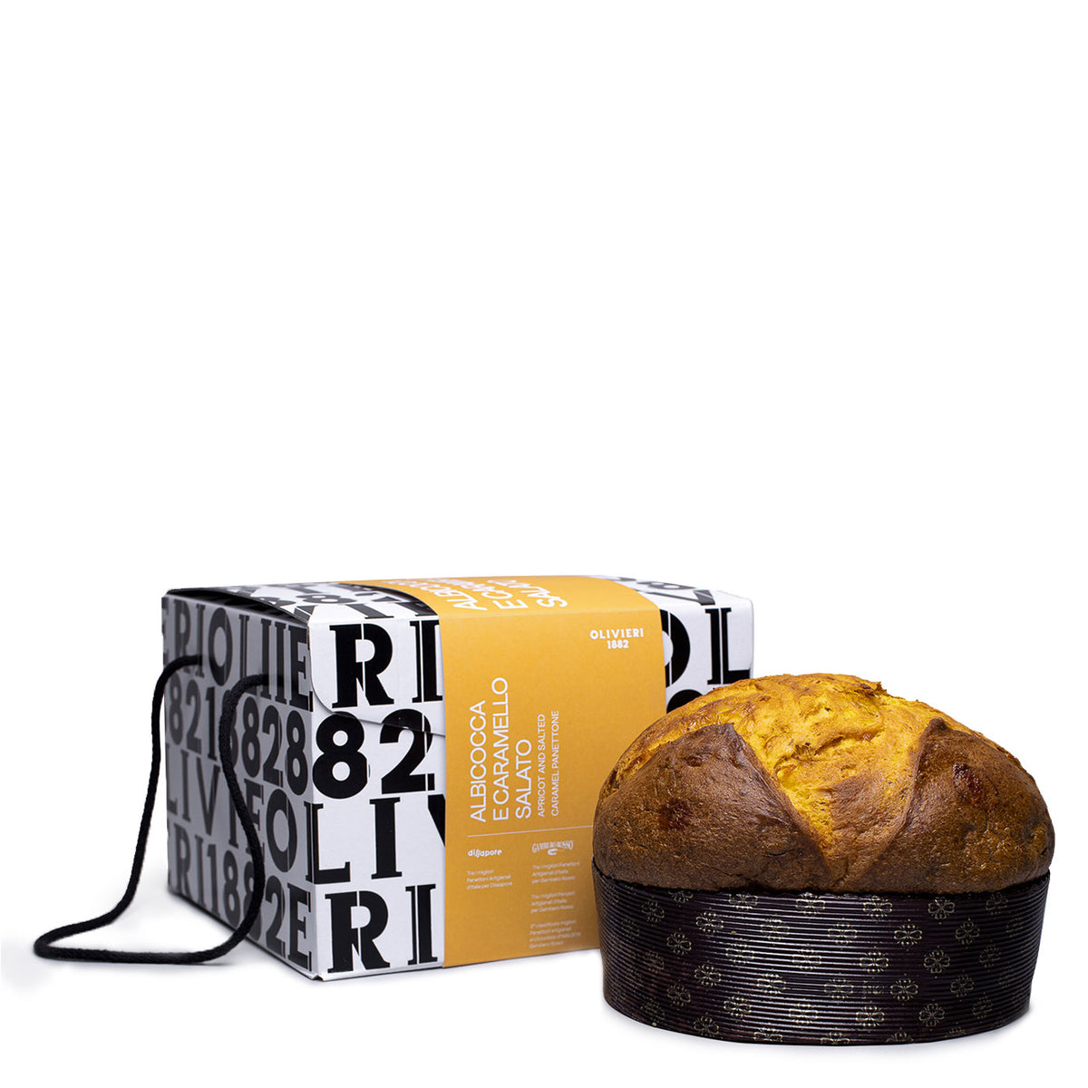 APRICOT & SALTED CARAMEL PANETTONE OLIVIERI 1882 x THE CORNISH ITALIAN